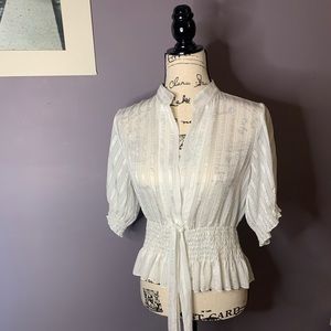 xxl. Quarter sleeve thin blouse